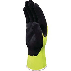 Gants anti-coupure tricot polyester jaune fluo taille 9 - DELTA PLUS - VV73309