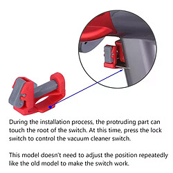 Adaptateur supérieur pour aspirateur Dyson V7 V8 V10 V11, outil à dégagement rapide, bouton d'alimentation, verrouillage, déclencheur, accessoires