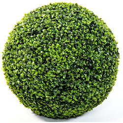 Pegane Plante artificielle haute gamme Spécial extérieur / Buis boule GR artificiel - Dim : H.50 x D.50 cm