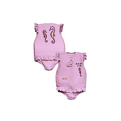 Maillot de bain flottant fille Hippocampe Taille 3 - Plouf