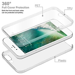 Cadorabo Coque iPhone 7 PLUS / 7S PLUS / 8 PLUS Etui en Transparent