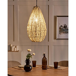 Beliani Lampe suspension ANNOTTO Osier Beige