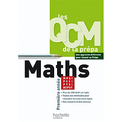 QCM maths, MPSI-PCSI-PTSI-BCPST : première année - Occasion