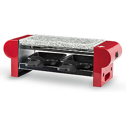 Hkoenig appareil à Raclette pour 2 personnes 350W noir rouge gris 