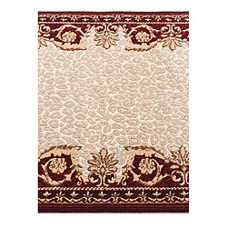 Vidal Tapis de couloir en laine 300x84 rouge Darya pas cher