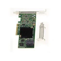 Kalea-Informatique Carte PCIe 3.0 SAS + SATA - 12GB - 8 PORTS INTERNES - RAID 0 1 1E 10 - OEM SAS 3008 - High et Low Profile