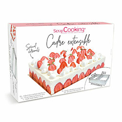 Scrapcooking Cadre à pâtisserie extensible - rectangle