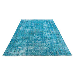 Avis Vidal Tapis de laine 257x170 turquoise Ultra Vintage