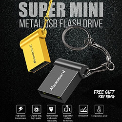 Wewoo Clé USB Mini U Disk MiniC de 64 Go USB 2.0 pour ordinateur de voiture MiCRODATA noir pas cher