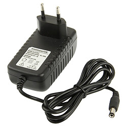 Acheter Wewoo Adaptateur noir Haute qualité UE Plug AC 100-240V à DC 12V 2A secteur, conseils: 5,5 x 2,1 mm, longueur de câble: 1 m