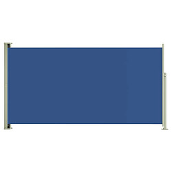 vidaXL Auvent latéral rétractable de patio 160x300 cm Bleu