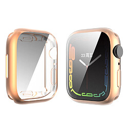 Coque en TPU ENKAY électroplaqué, or rose pour votre Apple Watch Series 7 41mm