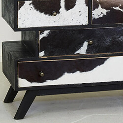 Acheter Aubry Gaspard Grande commode Zigzag Vache noire.