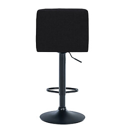 Acheter Non Tabouret de bar Calma tissu noir