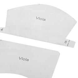 Avis 1 Pc / 2 Pièces Outils De Réparation De Violon En Métal Grattoir De Touche Faisant Des Outils 10 Style Viola_2 Pièces