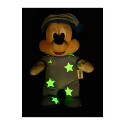 Acheter Peluche Disney Mickey Phosphorescente - 25 x 13 13 cm - Impression lumineuse - Bleu