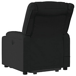 Acheter vidaXL Fauteuil inclinable de massage électrique Noir Tissu