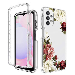 Coque en TPU 2-en-1 pour votre Samsung Galaxy A13 4G - Fleur de trompette