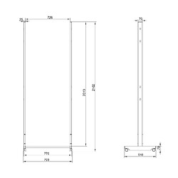 Acheter Kimex Support de sol sur roulettes pour écran SAMSUNG OM55N-D