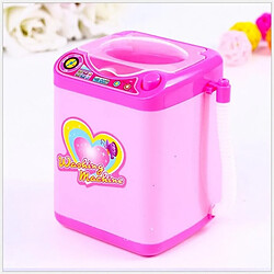 Wewoo Mini machine à laver électrique Pretend Play Enfants Meubles Jouets Rose