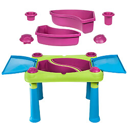 Table éducative d'enfant vert-violet super design Keter Creative Fun