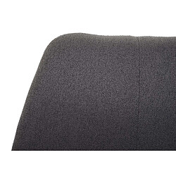 Avis Decoshop26 Chaise de salle à manger fauteuil de bureau en tissu gris-brun en acier design pivotant rétro et moderne 04_0002272