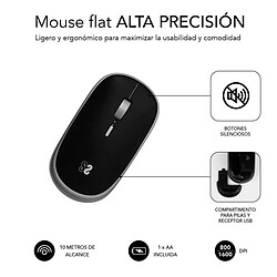 Acheter Ratón Inalámbrico Subblim Wireless Mini/ Hasta 1600 DPI/ Gris Espacial