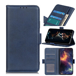 Etui en PU fermeture magnétique bleu pour votre Xiaomi Mi 10 Lite 5G/Mi 10 Youth 5G