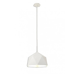 Acheter Luminaire Center Suspension 1 ampoule blanc,argenté