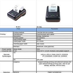 Yonis Mini Imprimante Thermique Bluetooth USB pas cher