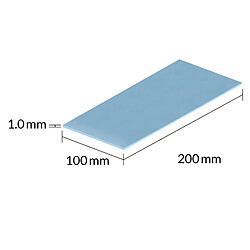 Acheter ARCTIC TP-3 200x100mm, 1.0mm - Pad thermique pack de 2