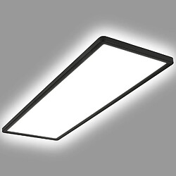 Ledkia Plafonnier LED 24W Rectangulaire CCT 580x200 mm Double Face SwitchCCT Noir Sélectionnable (chaud-neutre-froid)