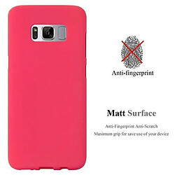 Avis Cadorabo Coque Samsung Galaxy S8 Etui en Rouge