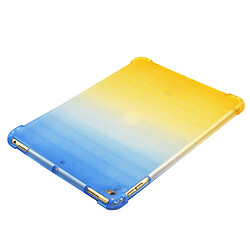 Acheter Coque en TPU coussin d'air coloré bleu/jaune pour votre Apple iPad 10.2 (2019)