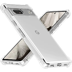 Xeptio Coque protection pour Google Pixel 8a 5G Souple Transparente Bumper en Gel TPU avec bords renforcés