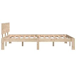 Acheter vidaXL Cadre de lit sans matelas 120x190 cm