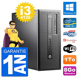 PC Tour HP ProDesk 600 G1 Intel i3-4130 RAM 8Go Disque Dur 1To Windows 10 Wifi - Occasion