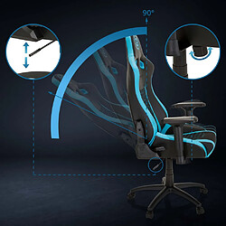 Avis Chaise de Gaming / Chaise de bureau GAMEBREAKER SX 04 Tissu / Similicuir noir / turquoise hjh OFFICE