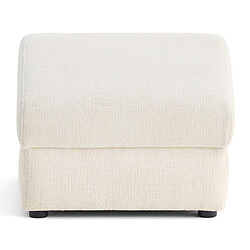 Lisa Design Bastille - pouf en tissu velours relief pas cher