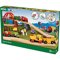 Brio 33516 Country Life Set - Train et paysage