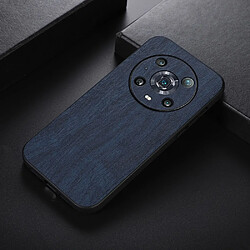 Coque en TPU + PU antichoc bleu pour votre Honor Magic4 Pro