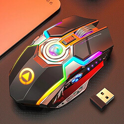 Yonis Souris Gaming Sans Fil RGB Silencieuse