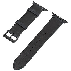 Avizar Bracelet pour Apple Watch 41mm / 40mm et 38 mm Finition Texturé Noir