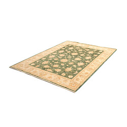 Vidal Tapis de laine 196x148 vert Kaizar