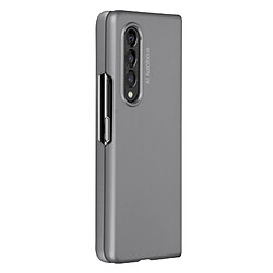 Avizar Coque Samsung Z Fold 3 en 2 Parties Rigide Bande Antidérapante Gris