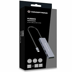 Avis Hub USB Conceptronic HUBBIES13G Gris