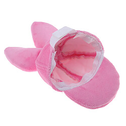 Avis oreilles de lapin en peluche de mode a culminé bouchon pour 1/6 blythe poupée tenue rose