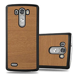 Cadorabo Coque LG G3 Etui en Marron