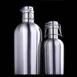 Acheter Swing Top Hip Flask Acier Inoxydable Home Brew Beer Growler Bouteille 1L