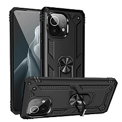 Coque en TPU Anti-chute hybride avec béquille noir pour votre Xiaomi Mi 11